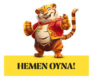 Gülen kaplan figürü ve hemen oyna çağrısı